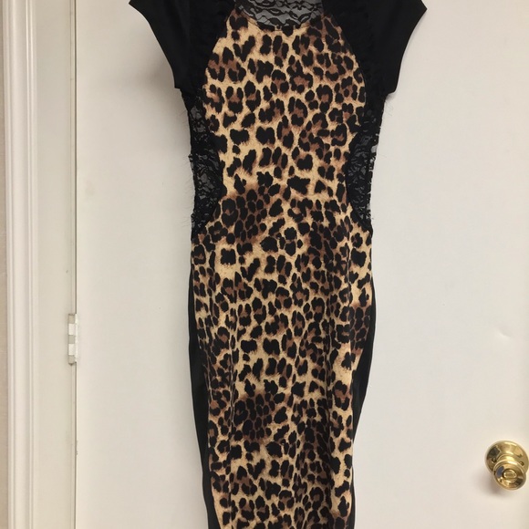 BAILEYBLUE CHEETAH PRINT SEXY DRESS - Picture 5 of 8